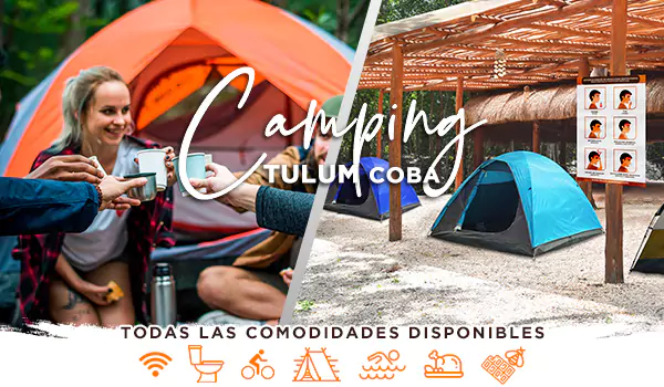 Best places to camping tulum and Coba