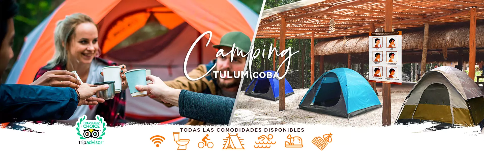 Best places to camping tulum and Coba