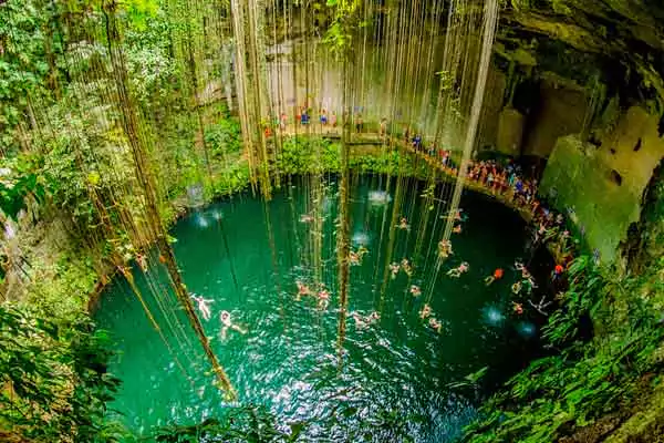 Listado de cenotes en Yucatan