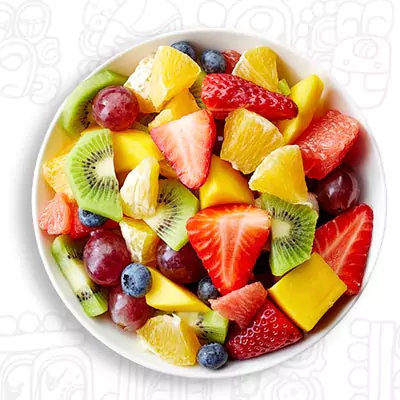 Fruits Dessert bowl top view