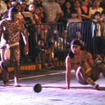 Representación del juego de pelota en Xcaret