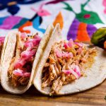 tradicionales tacos de cochinita