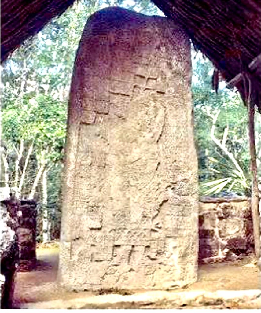 Estela de Fin de Ciclo en Cobá