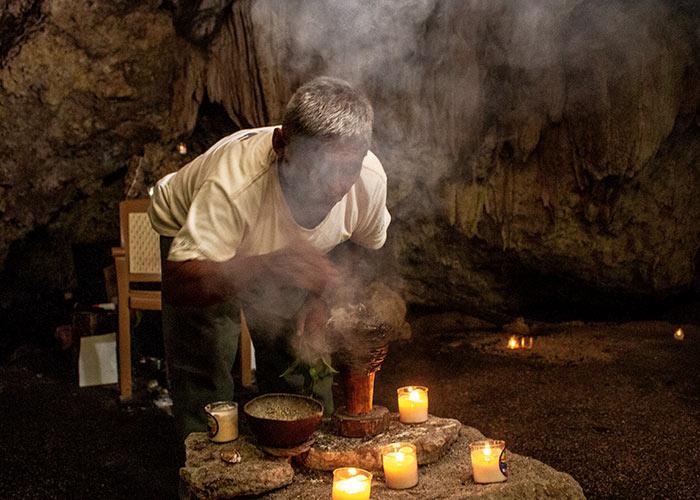 Mayan Xaman ritual