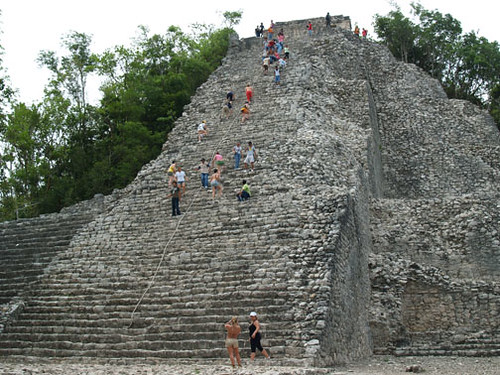 Piramide de Nohoch Mul en Cobá