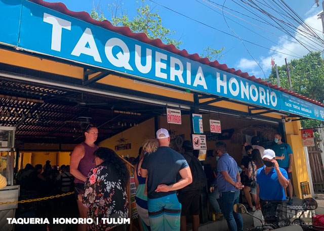 taqueria honorio comida en Tulum